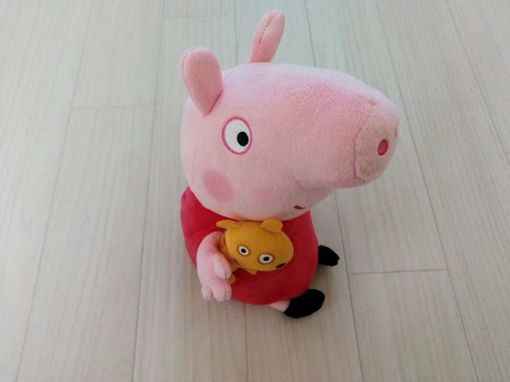 写真：Peppa Pig　ペッパピッグ　なかよしフレンズ ぬいぐるみ ペッパピッグ